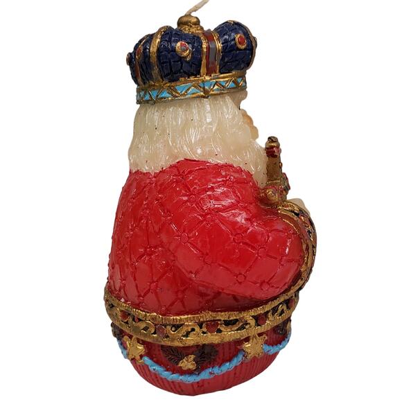 Vintage Santa Candle Christmas Twos Company Candle Russian Preist NEW - Picture 5 of 11